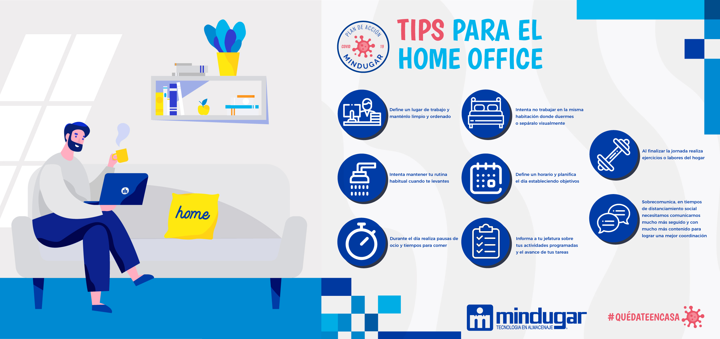 Tips para el Home Office - Mindugar
